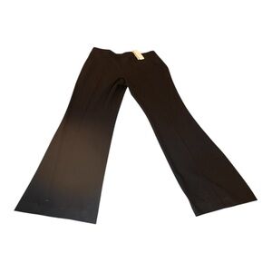 NWT Preston & York black boot cut dress pants w/decorative attached belt, sz 12